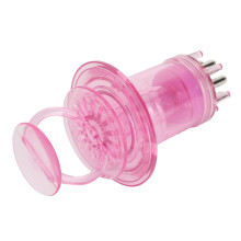 6ml Sakura Pink Kopfhautöl-Applikator-Kamm mit tropfsicherem Roller