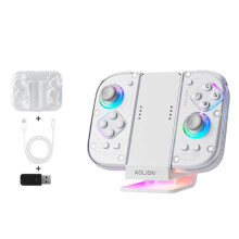 Aolion for /Lite/Oled Joypad BT 5.2 L/R Gamepad with RGB Light Game Controller for PC Android IOS