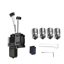 For P1P P1 3D Printer Hotend Kit with Cooling Fan V2.0 Print with Bi-Metal Nozzles 3D Printing Parts