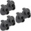 6Pièces Supports Arm Clips Noir Pour Usage Multi-Axes 8