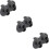 6Pièces Supports Arm Clips Noir Pour Usage Multi-Axes 10