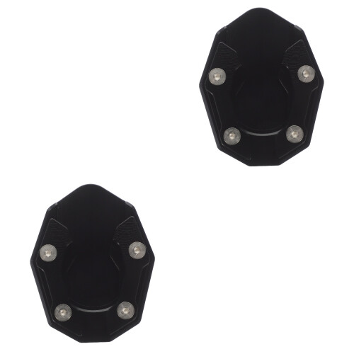 2Pièces Accessoire Aluminium Noir Antidérapant 2
