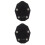 2Pièces Accessoire Aluminium Noir Antidérapant 5