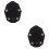 2Pièces Accessoire Aluminium Noir Antidérapant 6