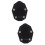 2Pièces Accessoire Aluminium Noir Antidérapant 7