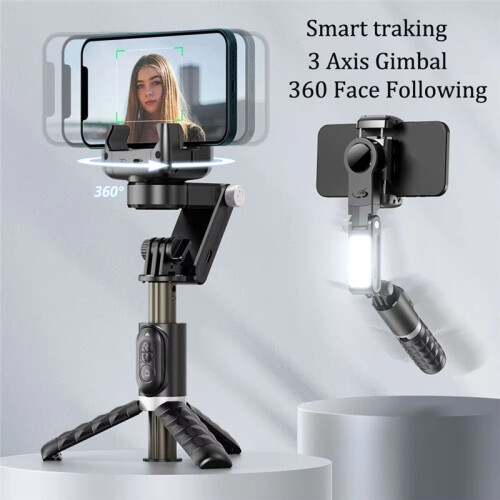 Advanced Gimbal Stabilizer with  Shutter, Selfie Stick Monopod, Phone Gimbal with 360 Rotation 1