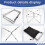 Outdoor Camping Box Moisture-Proof Support Storage Box Bottom  Folding Support Portable Quick Storage Rack 6
