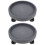 2Pièces Bases Roulettes Pour Pots Plastique PP Décor 6