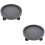 2Pièces Bases Roulettes Pour Pots Plastique PP Décor 7
