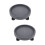 2Pièces Bases Roulettes Pour Pots Plastique PP Décor 8