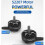 S2207 6S 8S Motor de Aeromodelismo Sem Escovas de Alta Eficiência e Alto Torque para Drones de 5 Polegadas 1850KV 8