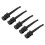 (As show, One size) 10pcs Multimeter Test Hook Clip Soldering Electronic Test Hook for Voltage and Circuit Testing Black 4