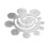 Round Leather Cutting Tools Metal Corner Cutting Ruler Circle for DIY Leathercraft Working Drawing Leather Projects B 1