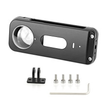 Pour Insta 360 One X3 MéTal Rabbit Cage Antichoc Protecteur Extension Cadre Accessoires Interface BoîTier en Alliage D'Aluminium