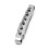 LP Elgitarrbro på Dragplatta Främre String Bridge Elgitarr Front Bridge LP Bridge Silver 2