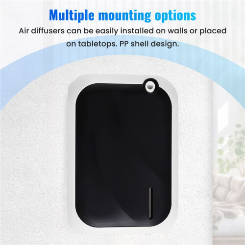 Aromatherapy Air Diffuser 200m³ USB Silent Essential Oil Diffuser Portable for Hotels and Spas Black