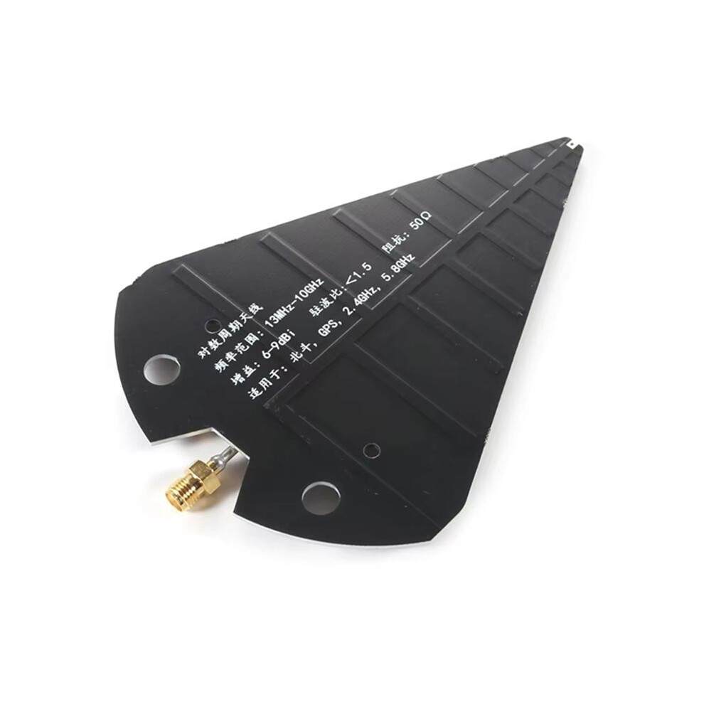 Ht5 Portable Log Periodic Antenna 1300Mhz-10Ghz Wideband High Gain 6-9Db 50Î© For Vhf Uhf Shf Communication 4711724341947