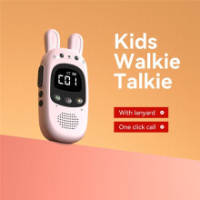 Kids Walkie Talkie -168 2PCS Electronic Toys Children Gadgets 3km Range Birthday Gift for Boys Girls US Plug