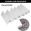 Foldable Aluminium Windshield 10 Plates Camping Stove Windshield Portable Stove Windshield Warmer with Storage Bag 3