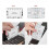 12pcs Plastics Caliper Guitar Chord Caliper Card Measuring Tool 2
