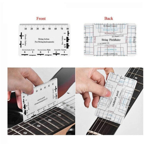12pcs Plastics Caliper Guitar Chord Caliper Card Measuring Tool 1