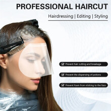 100pcs Eye Protection Hairdressing Mask Isolate Haircut Tool Face Protecting Forehead Mask Face Shield Disposable