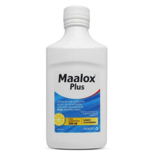 Maalox Plus Suspension Bottle | Provides soothing effect for the stomach, Fast-acting antacid suspension - 355ml