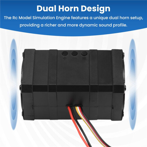 Rc Model Simulation Engine Sound Horn Simulation Engine Sound Engine Audio Simulator Double Horn 2