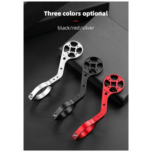 Extended Out-Front Cycling Bicycle Computer Mount GPS Mount Holder Handlebar for /Bryton// Camera A 2