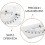 4Pièces Instruments Clinomètres Blancs Précis Pour Voilier 6