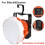24W 2400LM LED Work Light Portable with Hook for  18V Batteries for 6