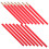 60Pièces Crayons Pour Charpentiers En Bois Rouge Usage Construction 3