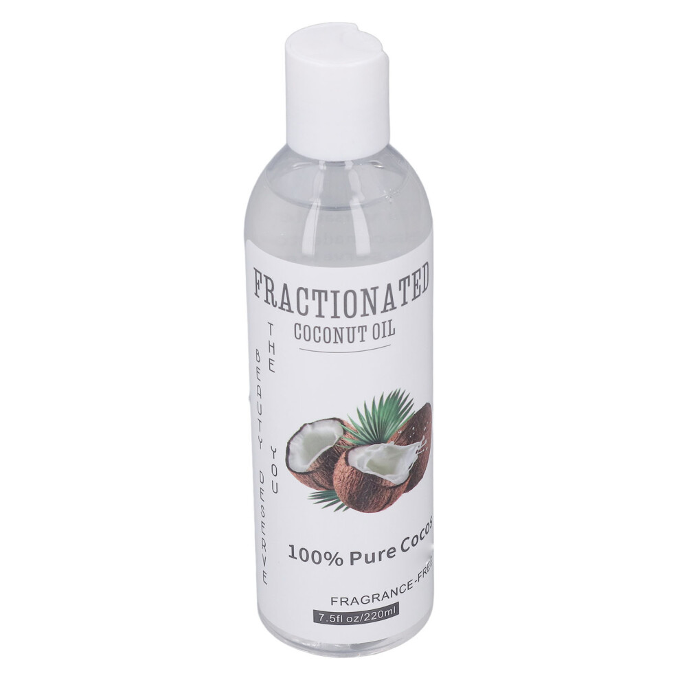 Coconut Oil 220ml for Skin & Hair Nourishing, Lightweight Massage Liquid