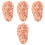4Pcs Practical Ear Acupuncture Model for Home Massage and 3