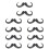 10Pièces Barbe Pour Soirée 7