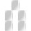 5Ensembles Outils Mélange Plaques Et Spatules Acier Argent 5
