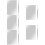 5Ensembles Outils Mélange Plaques Et Spatules Acier Argent 10