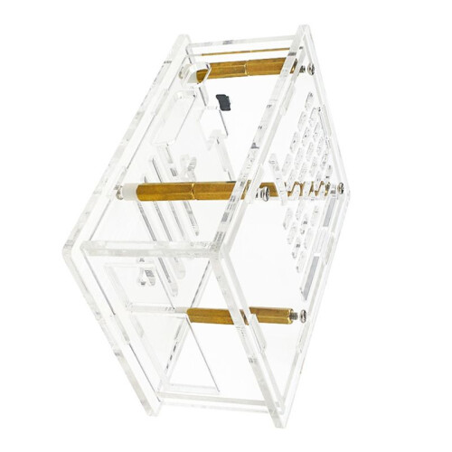 For Raspberry Pi 5 Case, Acrylic Protective Enclosure Adaptation Heat Sink, Transparent Protective Shell 1