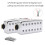 2 St Gitarr Dual Wire Frame Pickup Ersättningsdelar för LP Elgitarrhals 50mm Bro 52mm 4