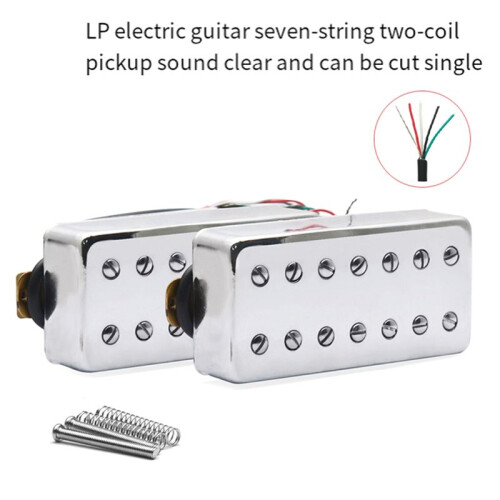 2 St Gitarr Dual Wire Frame Pickup Ersättningsdelar för LP Elgitarrhals 50mm Bro 52mm 2