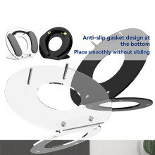 Anti-Slip Speaker Stand for Boomerang Neckband Speaker Acrylic Desktop Holder Base Bracket Transparent