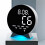 LED Digital Alarm Clock Week Date Second Hand Display Brightness Adjustable 2 Alarms Table Ambient Light 12/24H Clock 4