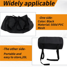 Canopy Water Weight Bag 20L Weight Water Bag Stor Canopy Tält Vikter Gazebo Vikter för Utomhuskapell Tält Svart
