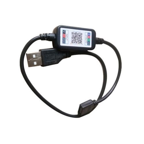 2Pcs for LED Strip Light  RGB Dimmer DC5-24V Phone APP -Compatible USB Cable Controller for LED Strip Light 2