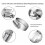 1.5inch Hose Conversion Adapter Kit for  Hose Conversion Adapter B Replacement Part Model Number 25009 3