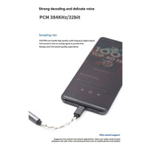Typ C Till 4,4 mm Hörlursadapter CX31993 32bit 384KHz Ljudavkodningskabel DAC Amp Adapter