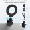Adjustable LED Selfie Light Vedio Lamp with Clip  Laptop Computer for Live Streaming Self Broadcasting Conference Chat 7