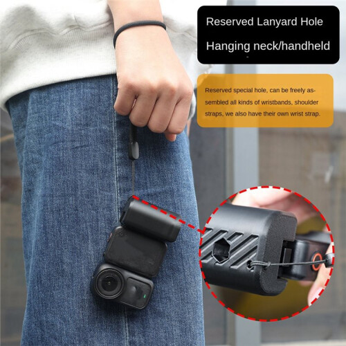 For   Thumb Sports Camera Convert to DSLR Handle Magnetic Suction Quick Release Bracket with Wrist Strap 2