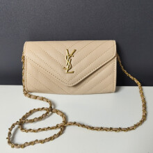 (Khaki) Envelope flap crossbody bag