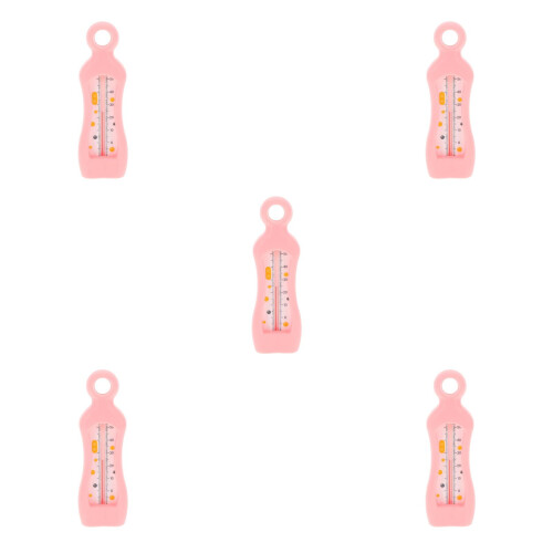 5Pièces Thermomètres Bain Bébé Rose Usage À
